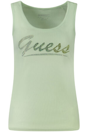 GUESS JEANS WOMEN'S TANK TOP GREEN