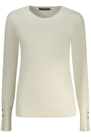 GUESS JEANS WOMEN'S WHITE SWEATER