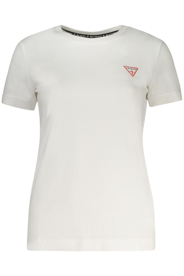 GUESS JEANS SHORT SLEEVE T-SHIRT WOMEN WHITE