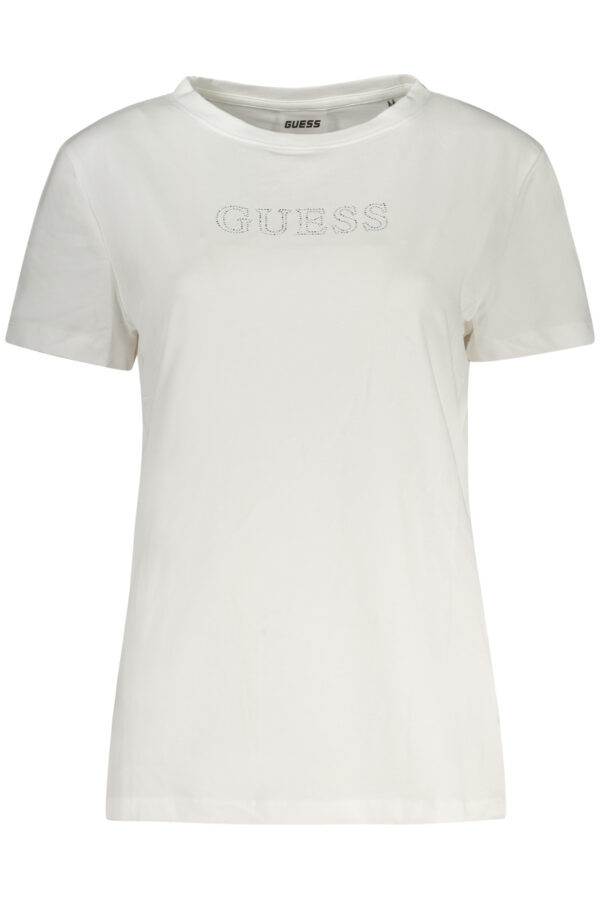 GUESS JEANS SHORT SLEEVE T-SHIRT WOMEN WHITE