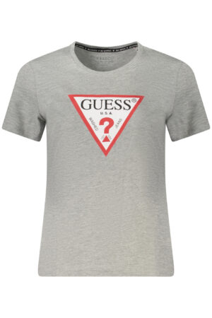 GUESS JEANS SHORT SLEEVE T-SHIRT WOMEN GREY