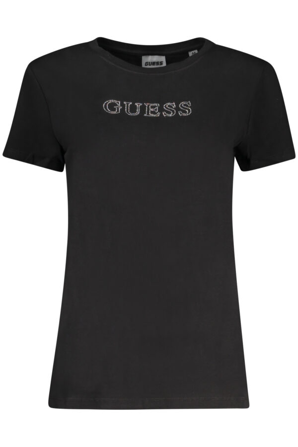 GUESS JEANS SHORT SLEEVE T-SHIRT WOMEN BLACK
