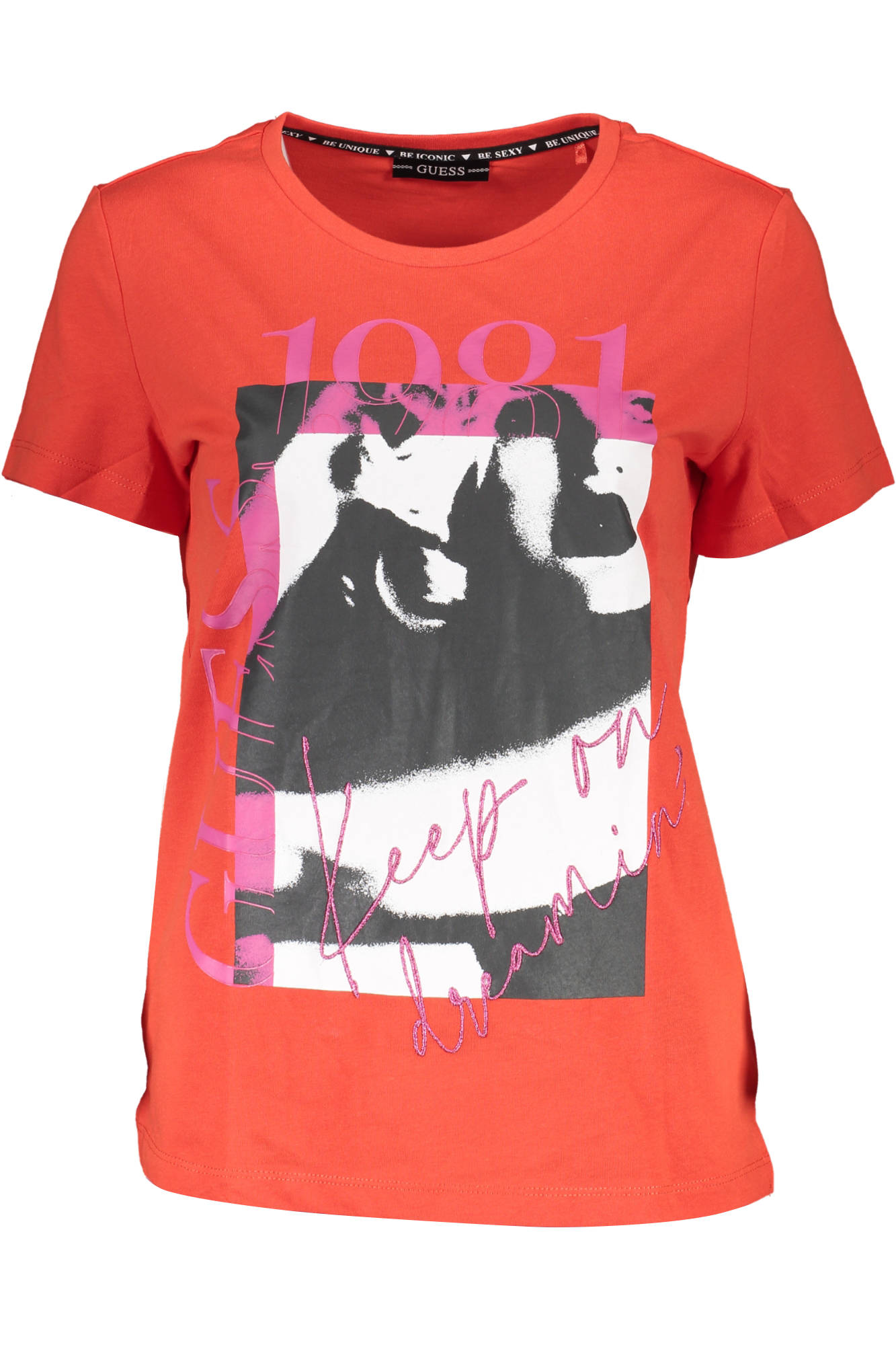guessjeanst-shirtmanichecortedonnarosso_1