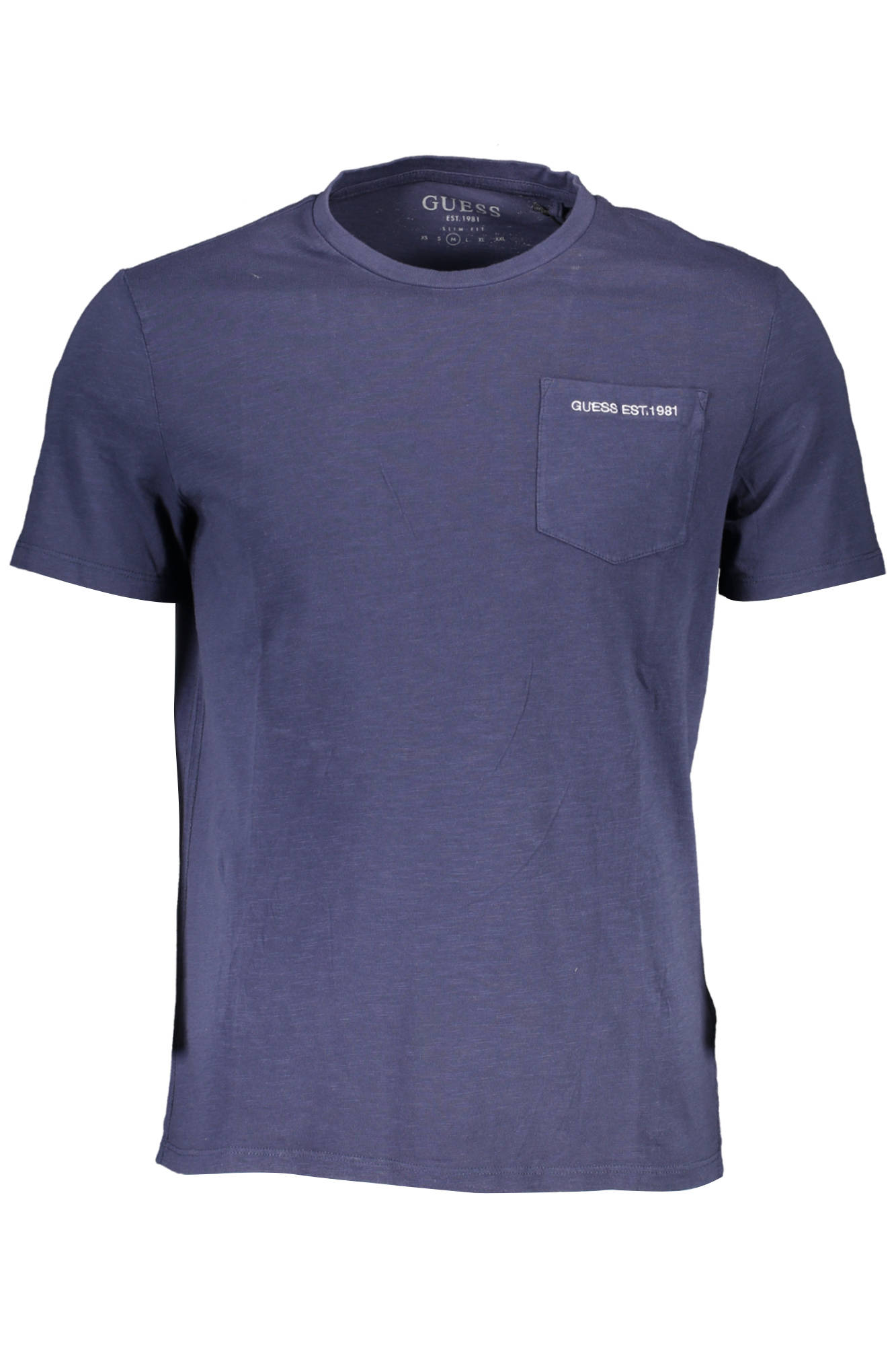 guessjeanst-shirtmanichecorteuomoblu_1