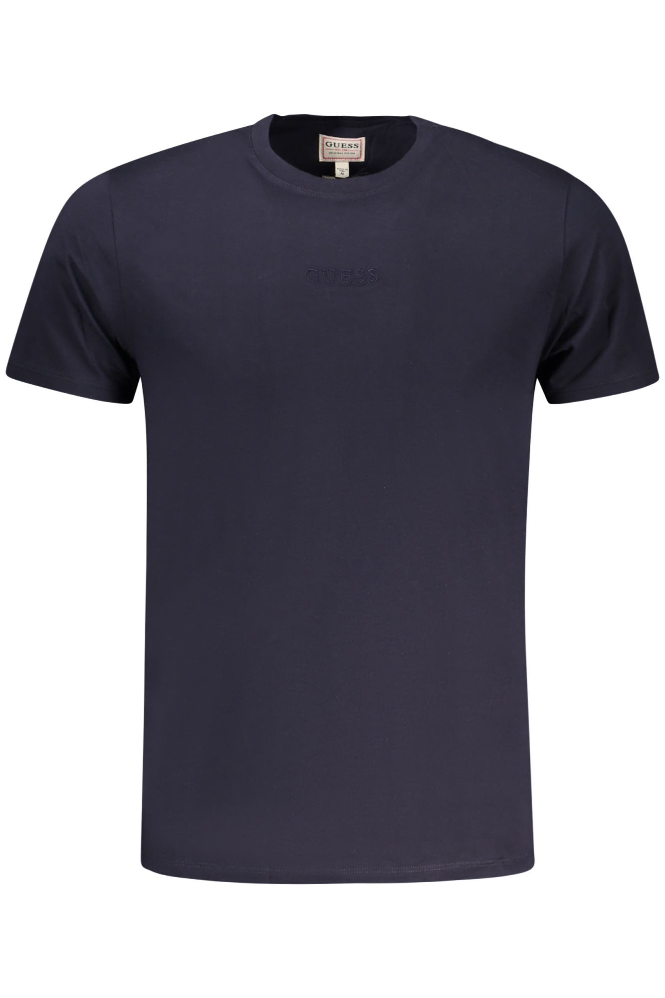 guessjeanst-shirtmanichecorteuomoblu_1
