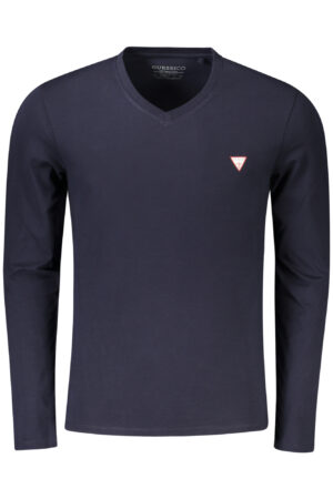 GUESS JEANS LONG SLEEVE T-SHIRT MEN BLUE