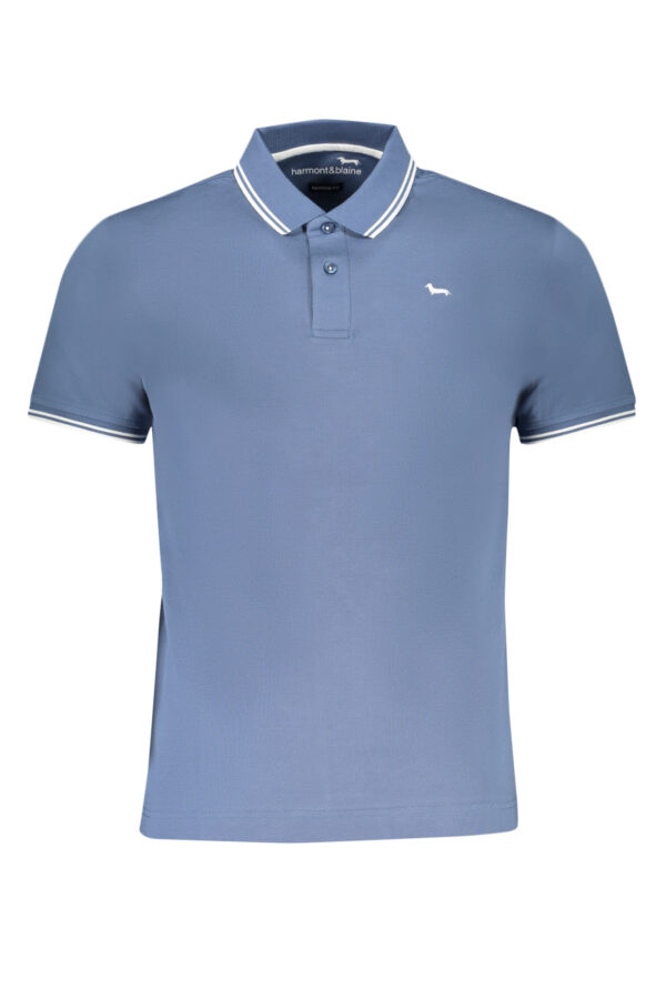 HARMONT & BLAINE MEN'S SHORT SLEEVED POLO SHIRT BLUE
