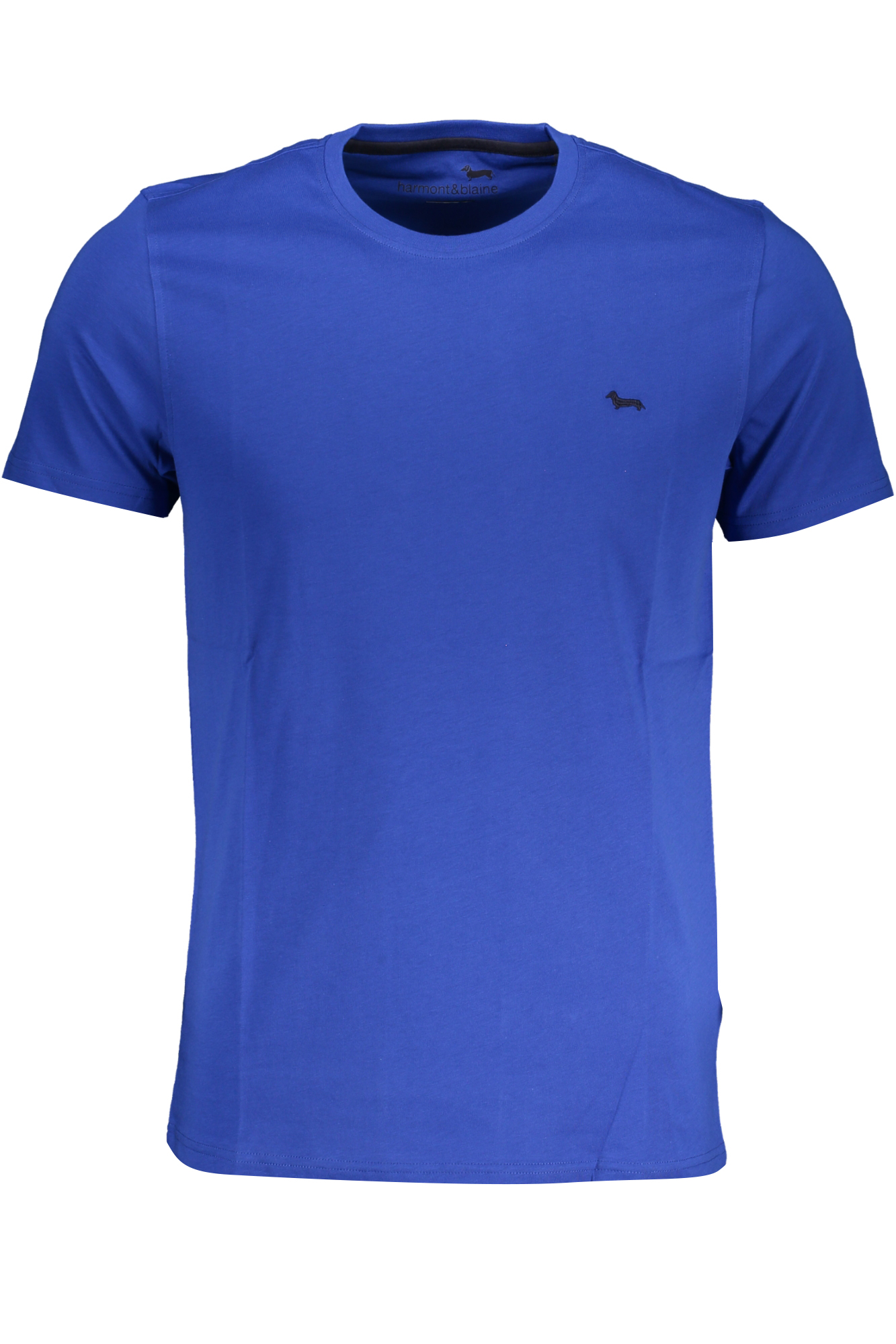 harmont26blainet-shirtmanichecorteuomoblu_1
