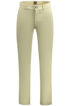 HUGO BOSS MEN'S GREEN TROUSERS