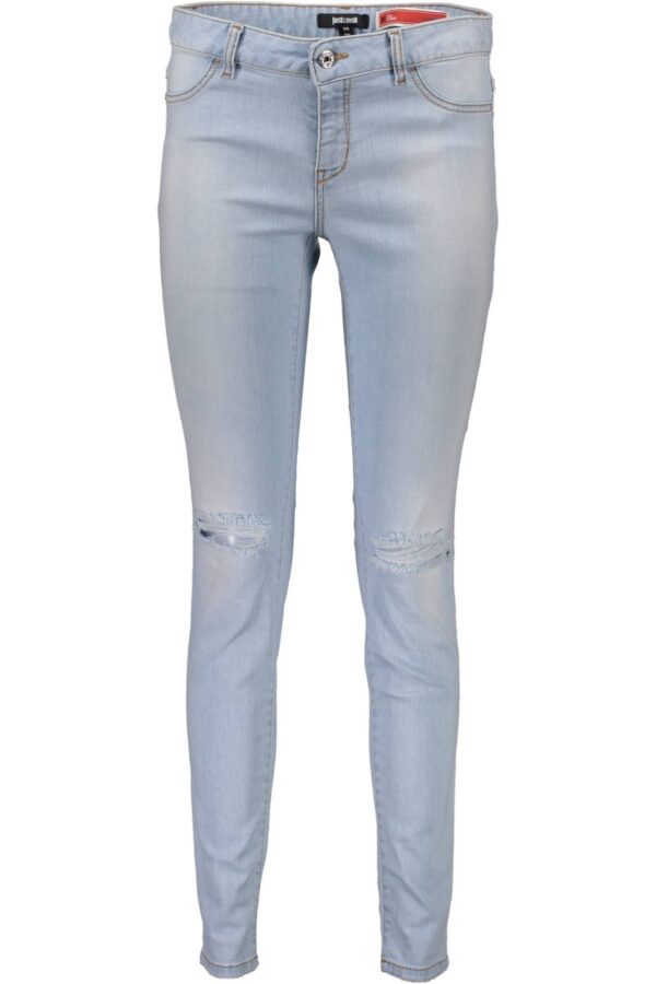 JUST CAVALLI JEANS DENIM WOMAN LIGHT BLUE