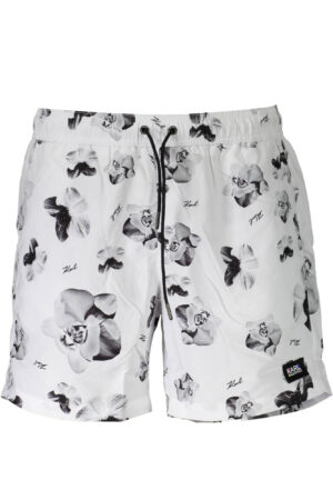 KARL LAGERFELD BEACHWEAR SWIMSUIT BOTTOM MEN WHITE
