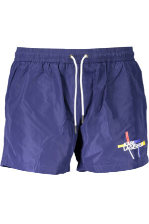 KARL LAGERFELD BEACHWEAR SWIMSUIT BOTTOM MEN BLUE