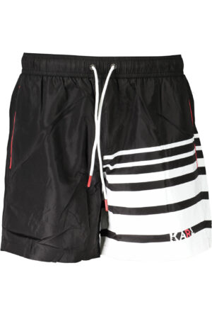 KARL LAGERFELD BEACHWEAR SWIMSUIT BLACK MEN'S BOTTOM
