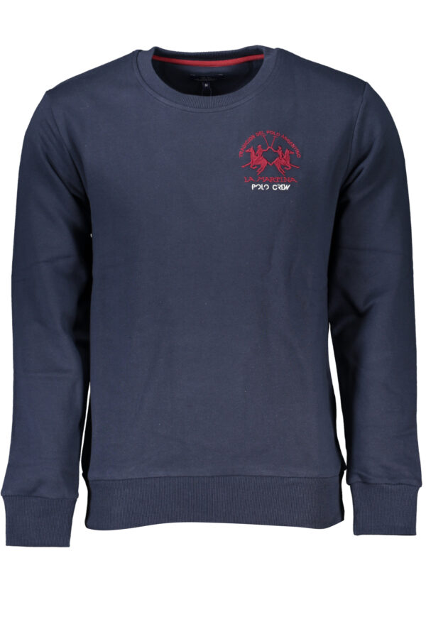 LA MARTINA MEN'S BLUE ZIPLESS SWEATSHIRT