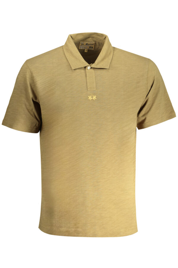 LA MARTINA MEN'S GREEN SHORT-SLEEVED POLO SHIRT