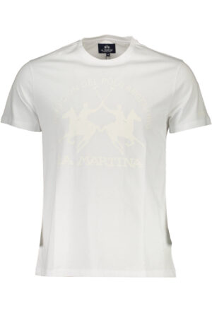 LA MARTINA MEN'S SHORT SLEEVE T-SHIRT WHITE