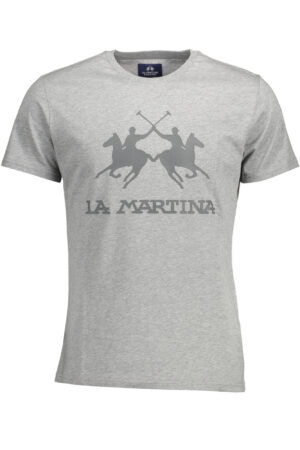 LA MARTINA SHORT SLEEVE T-SHIRT MEN GREY