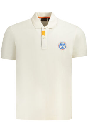 NAPAPIJRI POLO SHORT SLEEVES MEN WHITE