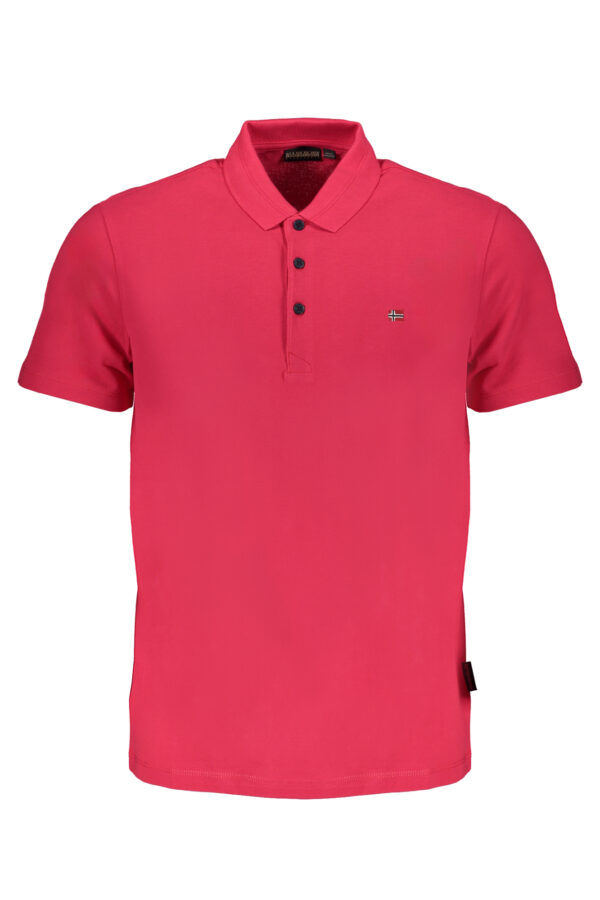 NAPAPIJRI MEN'S SHORT SLEEVED POLO SHIRT PINK