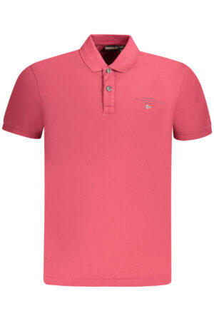 NAPAPIJRI MEN'S SHORT SLEEVE POLO SHIRT RED