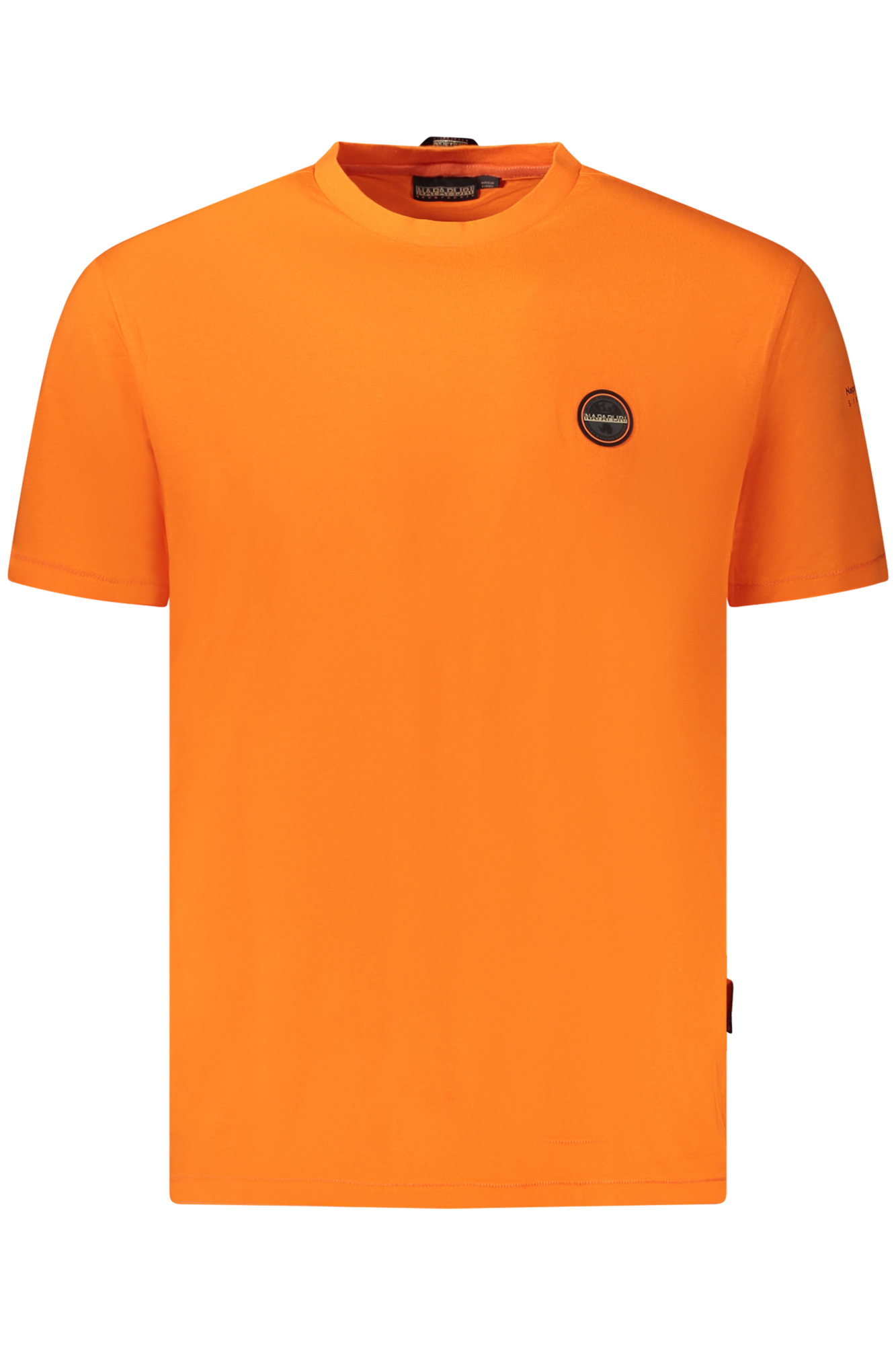 napapijrit-shirtmanichecorteuomoarancio_1