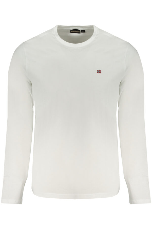 NAPAPIJRI LONG SLEEVE T-SHIRT MEN WHITE