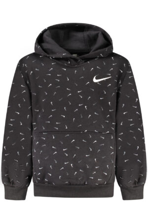NIKE KIDS' BLACK ZIP-UP SWEATSHIRT