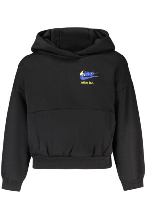 NIKE KIDS' BLACK ZIP-UP SWEATSHIRT