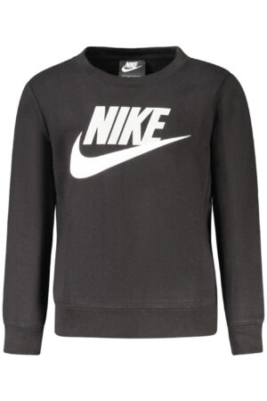 NIKE KIDS' BLACK ZIP-UP SWEATSHIRT