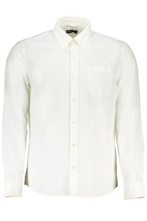 NORTH SAILS MEN'S WHITE LONG SLEEVE SHIRT
