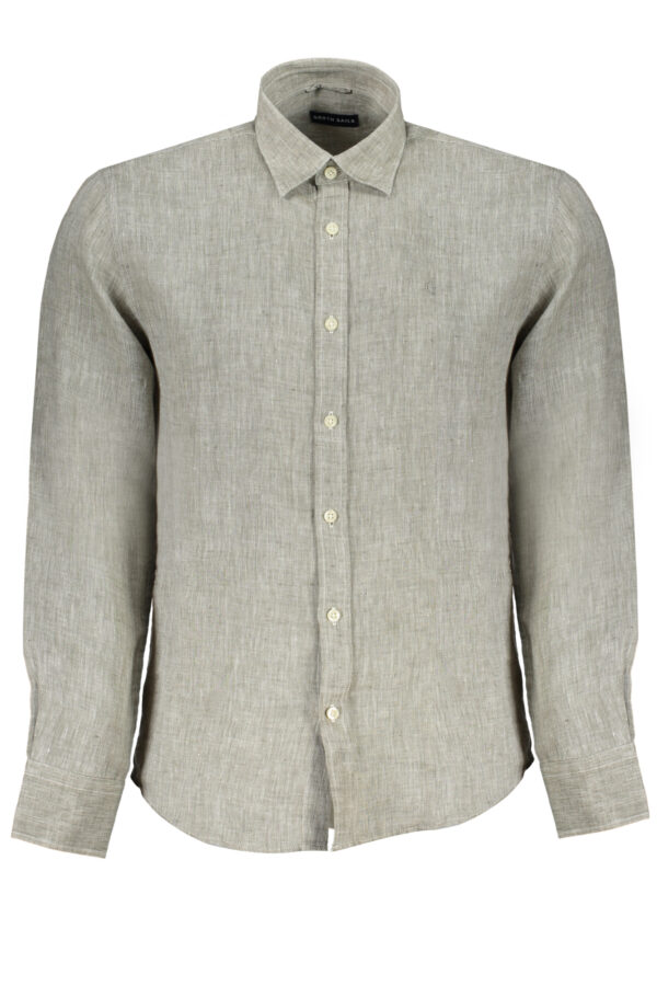 NORTH SAILS MEN'S LONG SLEEVE SHIRT GRAY