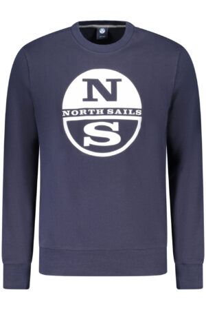 NORTH SAILS MEN'S BLUE ZIP-UP SWEATSHIRT