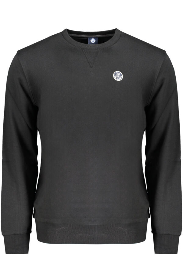 NORTH SAILS MEN'S BLACK ZIP-UP SWEATSHIRT