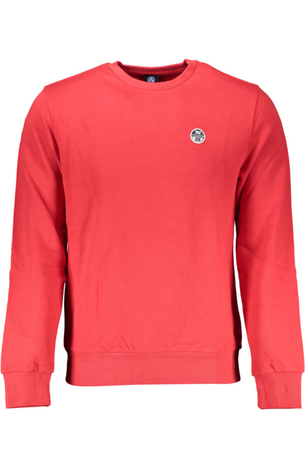 NORTH SAILS MEN'S RED ZIP-OUT SWEATSHIRT