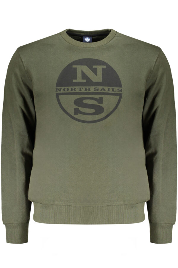NORTH SAILS MEN'S ZIP-UP SWEATSHIRT GREEN