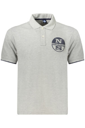 NORTH SAILS MEN'S SHORT SLEEVE POLO GREY