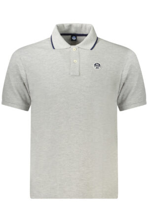 NORTH SAILS MEN'S SHORT SLEEVE POLO GREY