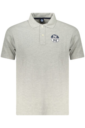 NORTH SAILS MEN'S SHORT SLEEVE POLO GREY