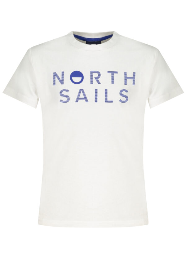 NORTH SAILS WHITE SHORT SLEEVED T-SHIRT FOR CHILDREN