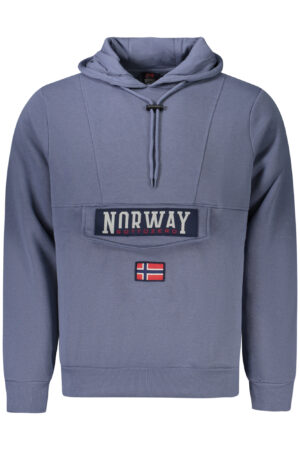 NORWAY 1963 MEN'S BLUE ZIP-UP SWEATSHIRT