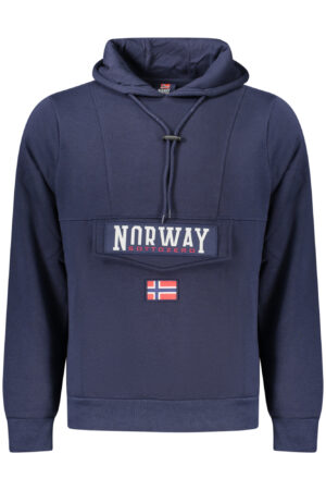 NORWAY 1963 MEN'S BLUE ZIP-UP SWEATSHIRT