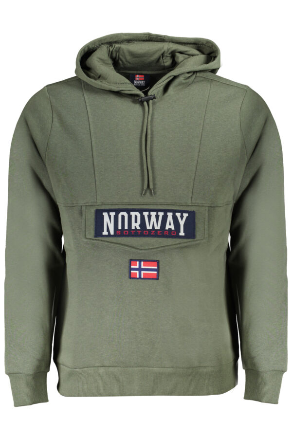 NORWAY 1963 MEN'S ZIP-UP SWEATSHIRT GREEN