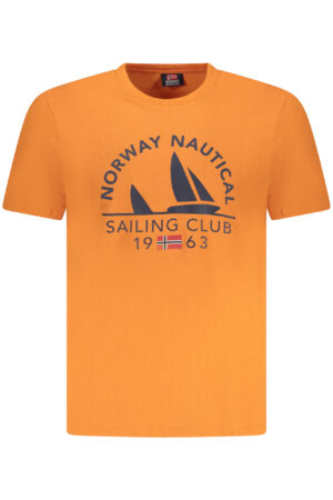 NORWAY 1963 MEN'S SHORT SLEEVE T-SHIRT ORANGE