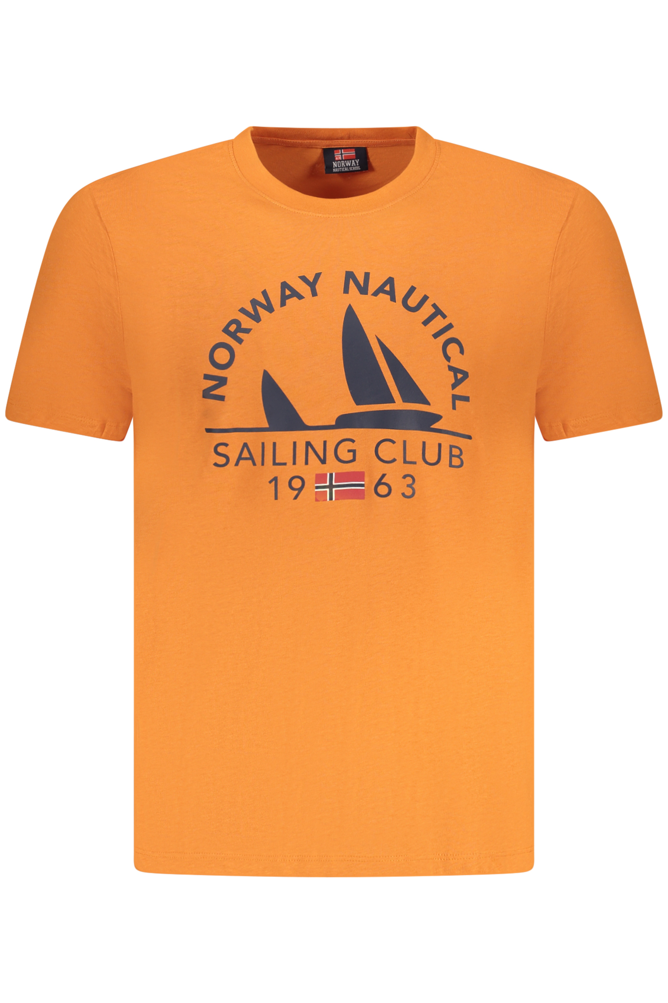 norway1963t-shirtmanichecorteuomoarancio_1