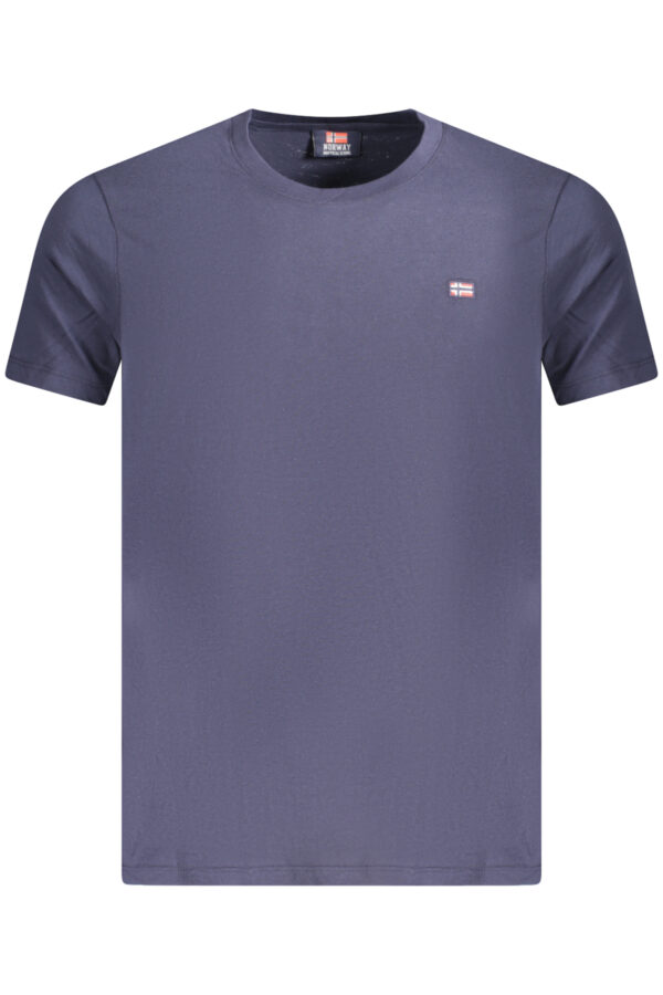 norway1963t-shirtmanichecorteuomoblu_1