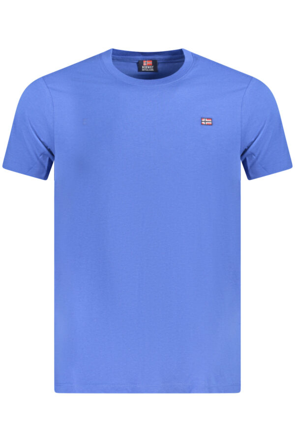 norway1963t-shirtmanichecorteuomoblu_1
