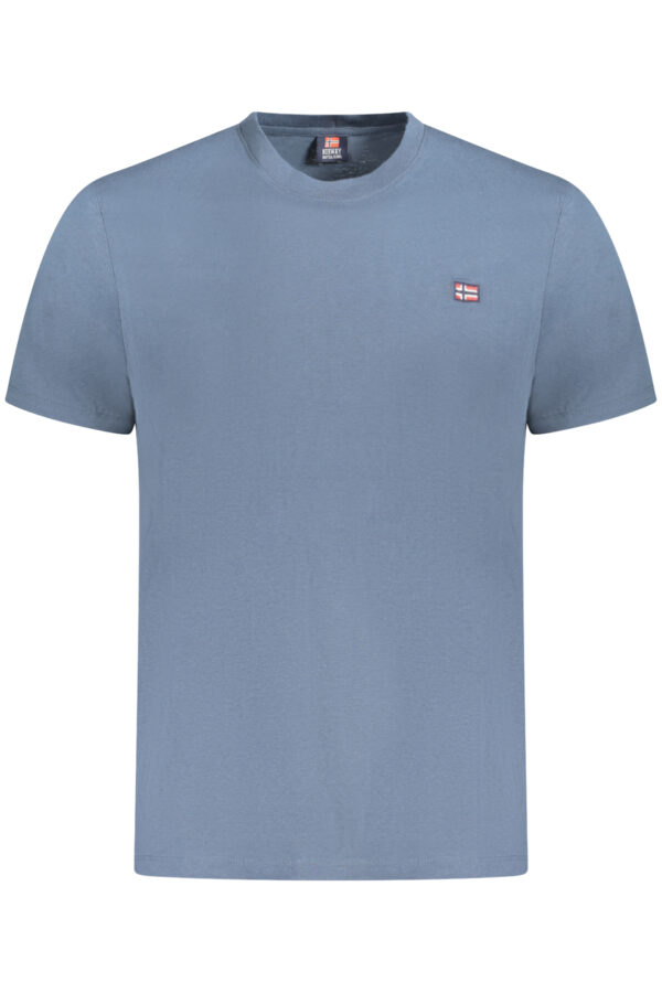norway1963t-shirtmanichecorteuomoblu_1