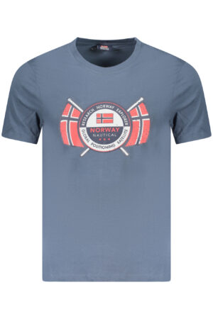 NORWAY 1963 MEN'S SHORT SLEEVE T-SHIRT BLUE