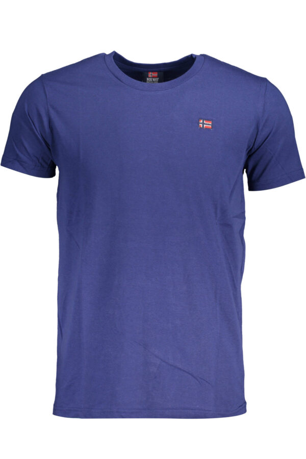 norway1963t-shirtmanichecorteuomoblu_1