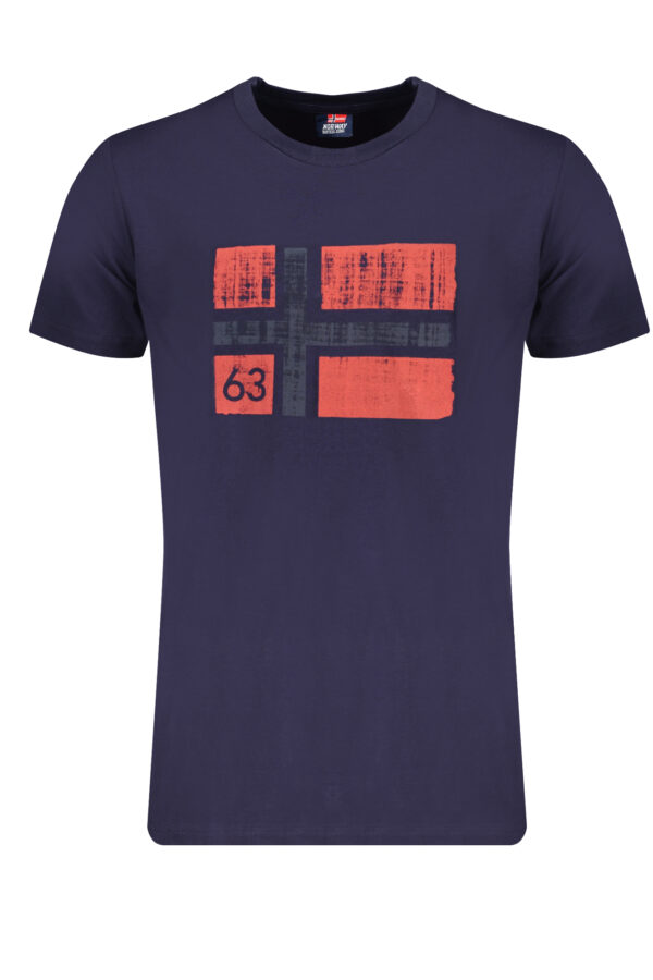 NORWAY 1963 MEN'S SHORT SLEEVE T-SHIRT BLUE